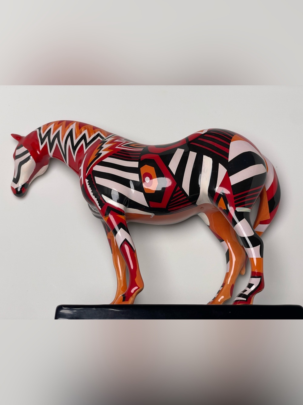 ‘The Trail of Painted Ponies' 2003 “Navajo Blanket Pony,” 2nd Edition Glass Pony